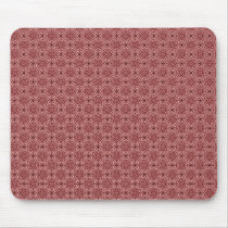 Maroon Elegant Circles Mousepad