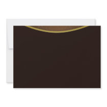 Maroon floral and Yellow arc Custom Invitations