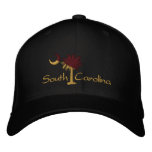 Maroon/Gold SC Dark Palmetto Moon Embroidered Hat