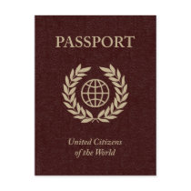 maroon passport post card
