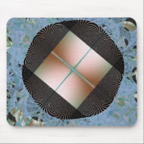 Maroon rhomb mousepad