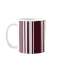 Maroon Stripes Mug