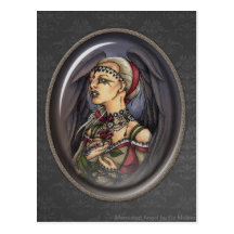 Marooned - Gothic Angel Portrait 2 Post Card