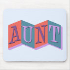 Marquee Aunt Standard Mousepad