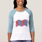 Marquee Aunt Ladies 3/4 Sleeve Fitted Raglan
