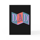 Marquee Dad Greeting Card