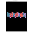 Marquee Grandpa Greeting Card
