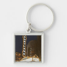 Marquee of Arlene Schnitzer auditorium Keychain
