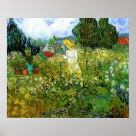 Marquerite Gachet in the Garden, Vincent van Gogh Posters