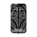 Marquesas style Kulture Tattoo Iphone Case Tough Iphone 4 Cases