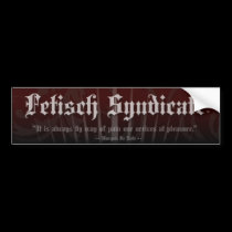 Marquis De Sade Quote BUmper Sticker bumper stickers