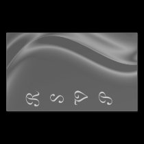 Marquis Silk Silver RSVP Sticker stickers