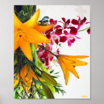 Marqulinn Lillies Poster
