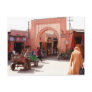 marrakesh medina door post card