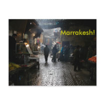 Marrakesh souk in Morocco Post Cards