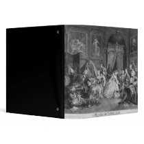 Marriage a la Mode, Plate IV, The Toilette, 1745 3 Ring Binder
