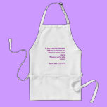 Marriage advice - apron