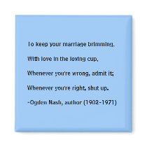 Marriage advice - magnet by Horseshoes3 Marriage advice - magnet