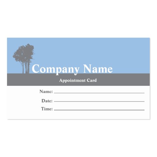 Marriage and Family Therapist Appointment Card Business Card Templates (back side)