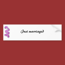 Marriage  Bumper Sticker bumper stickers
