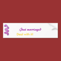 Marriage  Bumper Sticker bumper stickers