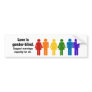 Marriage Equality Bumper Sticker