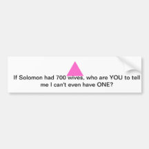 Marriage Equality Bumper Sticker: Pink Triangle