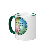 MARRIAGE EQUALITY MUG by twtrader MARRIAGE EQUALITY MUG
