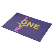 Marriage Equality / One Love custom placemat