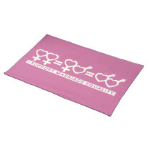 Marriage Equality / One Love custom placemat