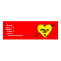 Marriage First! business cards by poet480 Marriage First! business cards
