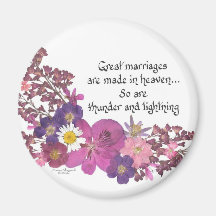 Marriage humor magnets
