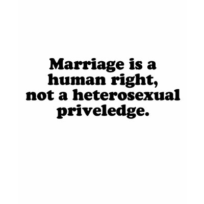 MARRIAGE IS A HUMAN RIGHT T-Shirt