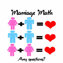 Marriage Math 2-Sided Women's Shirts