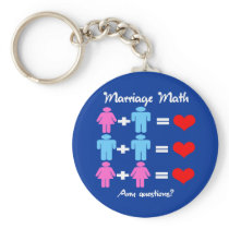 Marriage Math Keychain