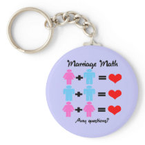 Marriage Math Keychain
