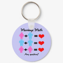 Marriage Math Keychain by wingedturtle Marriage Math Keychain