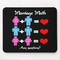 Marriage Math Mousepad by wingedturtle Marriage Math Mousepad