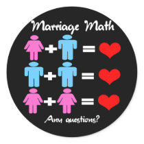 Marriage Math Stickers