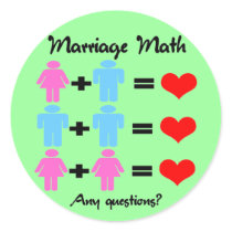 Marriage Math Stickers