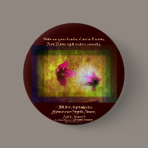 marriage of Titania; Salmon berry floral duet buttons