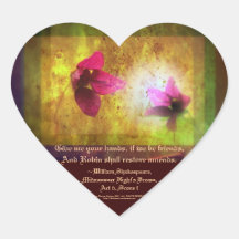 marriage of Titania; Salmon berry floral duet Sticker