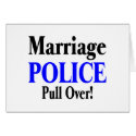 Marriage Police card