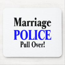 Marriage Police mousepads