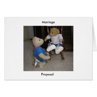 Marriage Proposal card