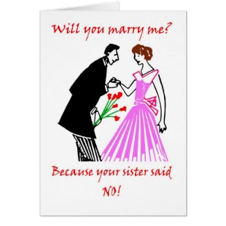 Marriage proposal funny humor wedding