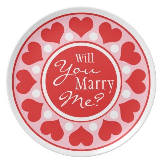 Marriage Proposal - Red Hearts 10