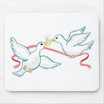 Marriage Propsal Doves mousepads by White_Wedding Marriage Propsal Doves mousepads
