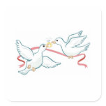 Marriage Propsal Doves Sticker