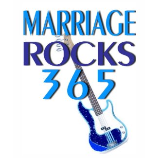 Marriage Rocks 365 Fitted T-Shirt shirt